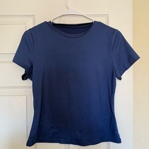 Classic Navy Blue Women's Top